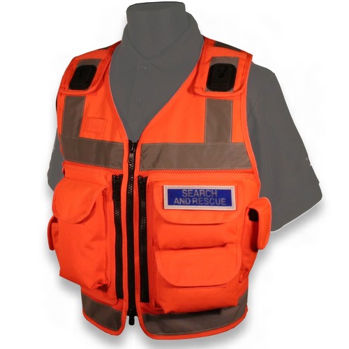 Advanced orange utility - orange, vest