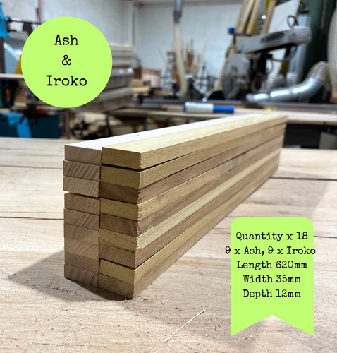 Ash iroko hardwood offcuts - ash,