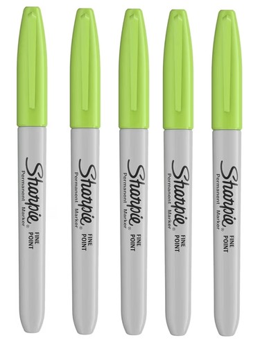 Lime sharpie fine pens - x,