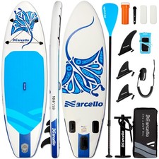 Inflatable Stand UP Paddle Board, 10'6 x 33" x 6" Paddle Board with Backpack,