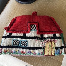 Vintage knitted cottage tea