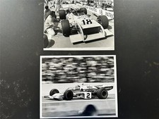 2 Rare  Original Vintage photos Johnny Rutherford Indy 500 72 & 75 Offenhauser