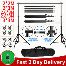 2m- 3m Heavy Duty Backdrop Stand KIT Photo Green Screen Background Photography