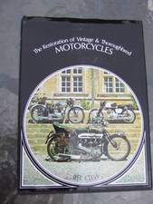 book restoration of vintage and thoroughbred motorcycles