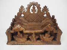 Vintage Wooden Carved Letter