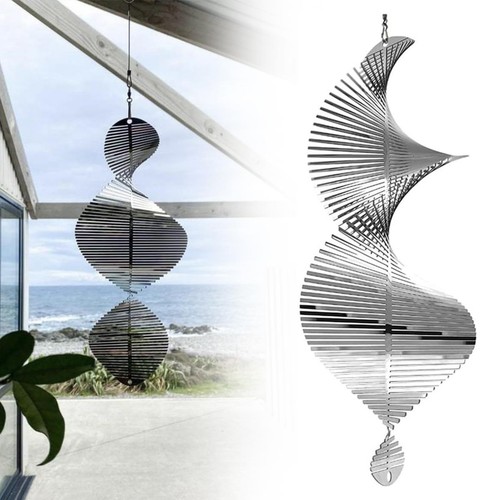 Durable silver metal spiral - metal,