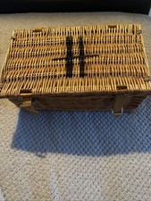 Harrods London Wicker Hamper