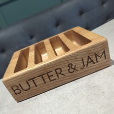 Habitat Solid Oak Butter & Jam
