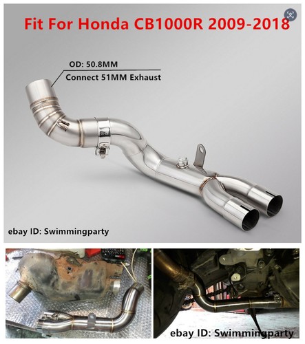 Modified exhaust mid link - modified, pipe