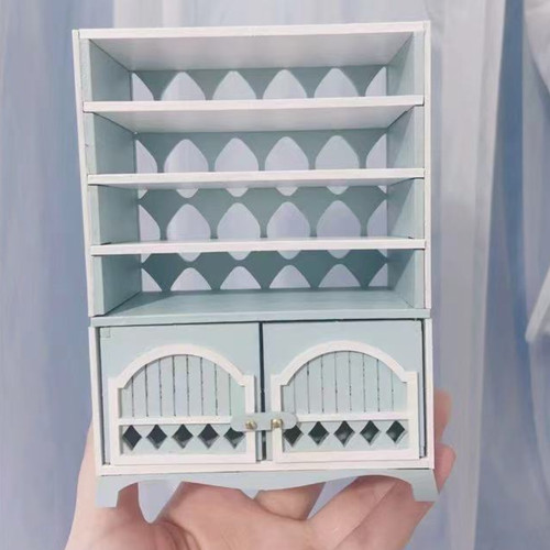 Vintage bookcase scale - bookcase, 1:12