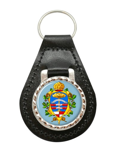 Pesaro leather key fob - leather,