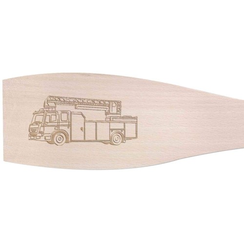 Large fire truck wooden - truck',