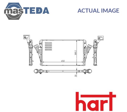 612 524 intercooler radiator - 612,