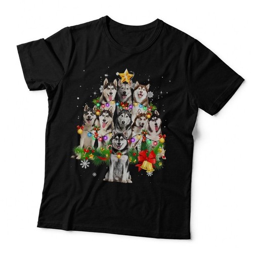 Siberian husky christmas - siberian,