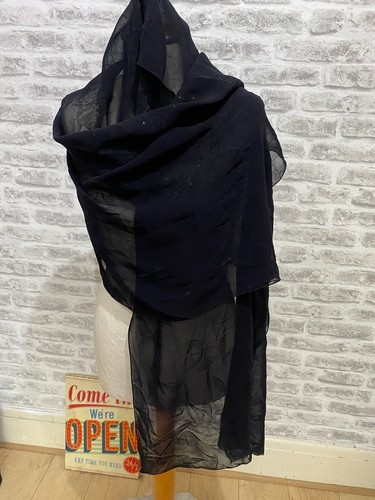 Persona chiffon black - , sheer