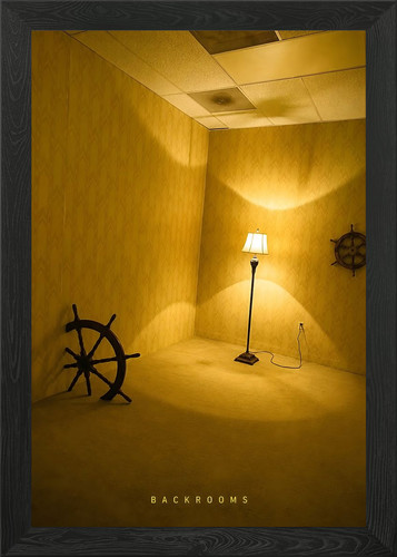 Backrooms with ship - wheels, and