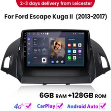 For Ford Escape Kuga II 2013-2017 Carplay Android13 Car Radio GPS SAT NAV 6+128G