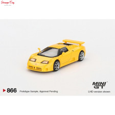 MINI GT 00866-L - 1/64 BUGATTI EB110 SUPER SPORT GIALLO BUGATTI (LHD)