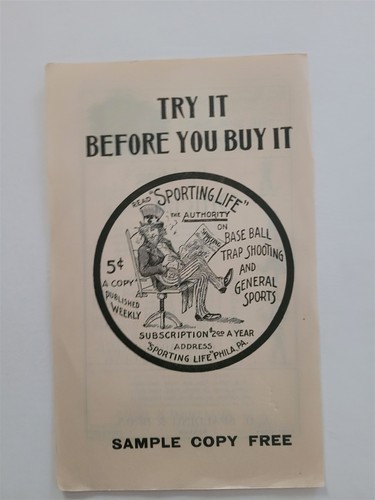 Sporting life newspaper 1898 - newspaper,