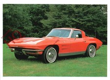 Picture Postcard__VINTAGE CAR, CHEVROLET CORVETTE STING RAY
