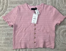 Zara women pink knitted - women,