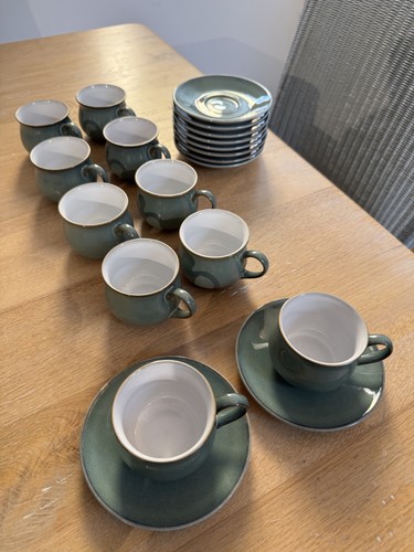 Denby after dinner green - after,