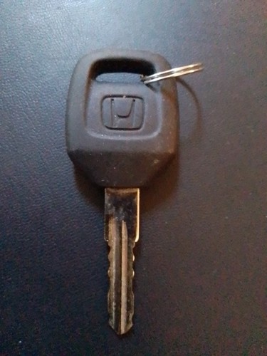 Honda key ignition seat lock - honda,