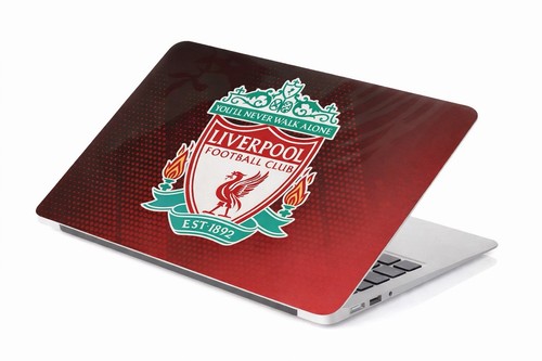 Red football inspired laptop - red,