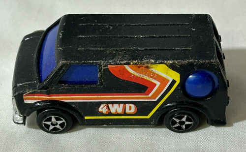 Vintage diecast black - diecast, van