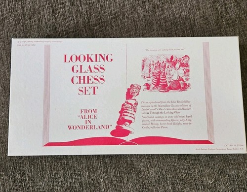 1966 looking glass chess - looking,