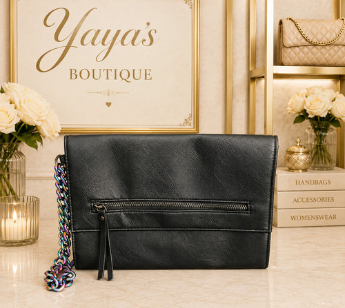 Primark large black faux - primark,