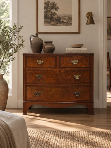Antique serpentine walnut - serpentine,