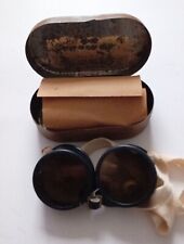 Vintage - WW2 British Cased Dispatch Rider's Goggles 1941