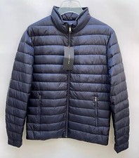 Zara Mens Blue Down Puffer