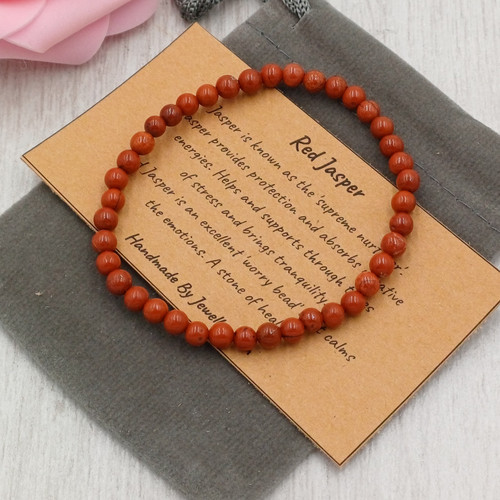 Handmade 4mm crystal healing - handmade,