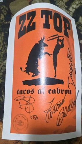 Top signed handbill - top,