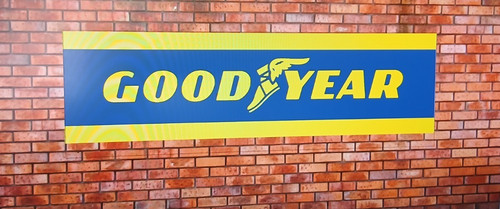 Goodyear tyres banner - banner, workshop