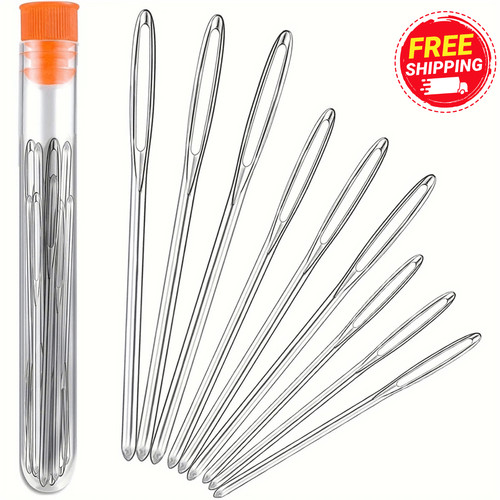 9pcs large eye - eye, blunt