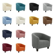 UK Elastic Stretch Tub Chair Cover Armchair Seat Sofa Covers Full Slipcover case