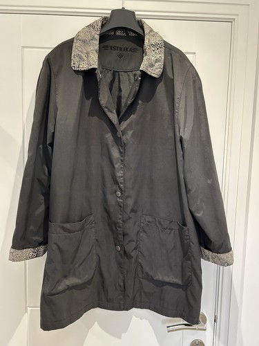 Astraka black rain coat - black,