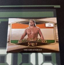 THE GREAT KHALI Card  GLOBAL ICONS INDIA  INSERT #4 2022 WWE Panini Select