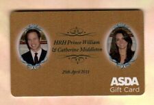 ASDA ( UK ) Royal Wedding ( 2011 ) Gift Card ( $0 )