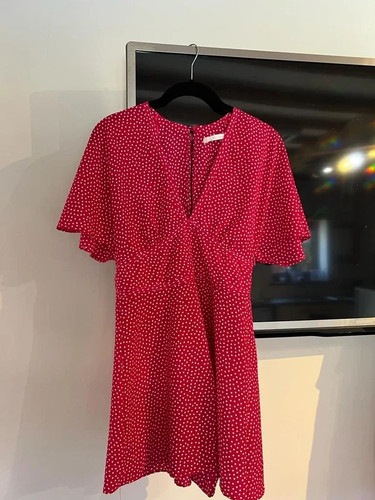 Zara women pink polka - women's,