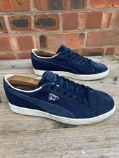 mens suede PUMA clyde trainers