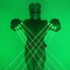 LED Laser Glove DJ Club Stage Show Lighting Party Bar Lazer Beam With Palm Light