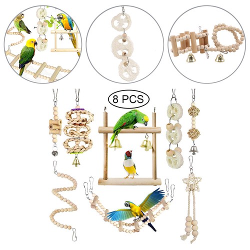 8pcs parrot chewing - parrot,