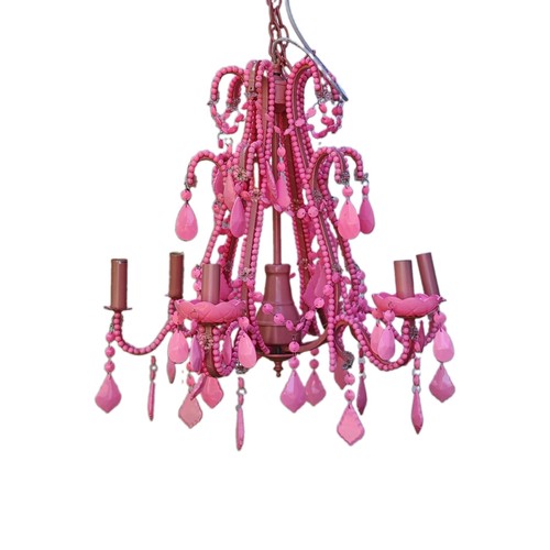 Point pendant pink shocking - point,