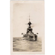 HMS EMPEROR OF INDIA (1913) Iron Duke Class Battleship RP Postcard Unused