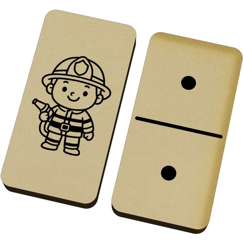 Fire fighter uniform domino - 'fire, uniform'