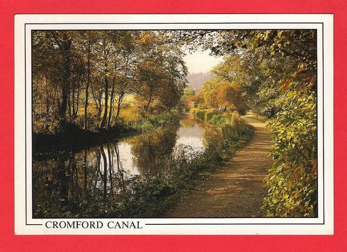 Postcard cromford canal - postcard,
